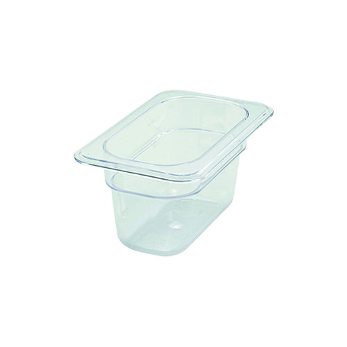 Winco SP7904 1/9 Size Polycarbonate Food Pan – 4” Deep - VRS Restaurant Equipment & Supply Store