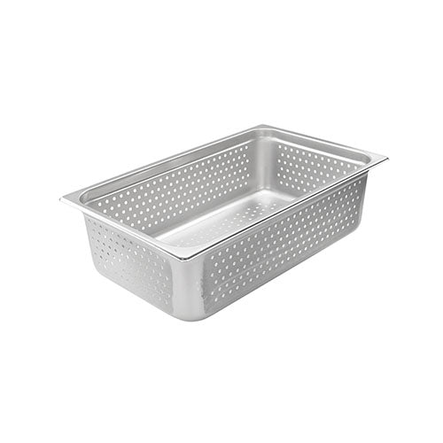 Winco SPJH-106PF Full Size Stainless Steel Perforated Steam Pan – 6″ Deep - VRS Restaurant Equipment & Supply Store