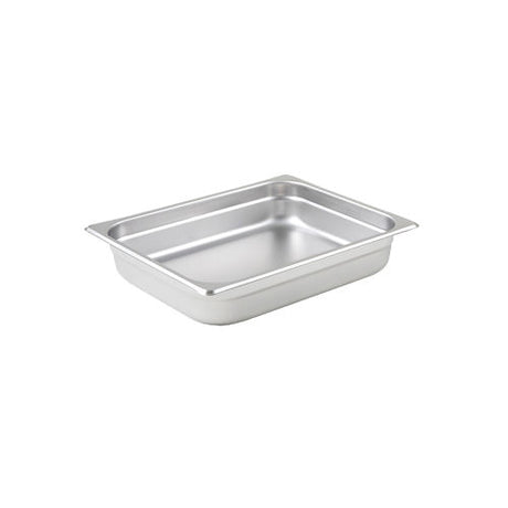 Winco SPJH-202 1/2 Size Heavy Weight Steam Table / Hotel Pan – 2 1/2″ Deep - VRS Restaurant Equipment & Supply Store