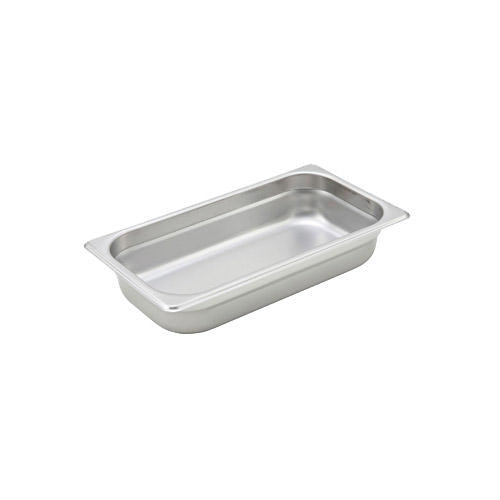 Winco SPJH-302 1/3 Size Heavy Weight Steam Table / Hotel Pan – 2 1/2″ Deep - VRS Restaurant Equipment & Supply Store