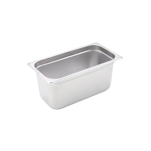 Winco SPJH-306 1/3 Size Heavy Weight Steam Table / Hotel Pan – 6″ Deep - VRS Restaurant Equipment & Supply Store