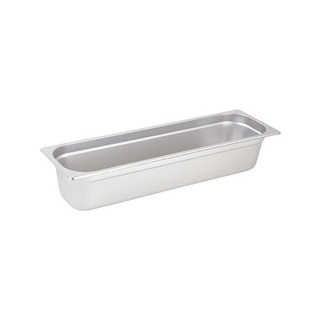 Winco SPJH-4HL Half Long Size Stainless Steel Steam Table / Hotel Pan – 4″ Deep - VRS Restaurant Equipment & Supply Store