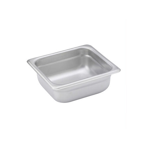 Winco SPJH-602 1/6 Size Heavy Weight Steam Table / Hotel Pan – 2 1/2″ Deep - VRS Restaurant Equipment & Supply Store