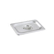 Winco SPSCN 1/9” Size Stainless Steel Solid Steam Table / Hotel Pan Cover - VRS Restaurant Equipment & Supply Store