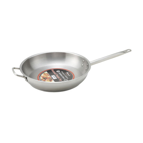 Winco SSFP-11 11″ Premium Stainless Steel Fry Pan - VRS Restaurant Equipment & Supply Store