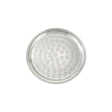 Winco STRS-12 12″ Stainless Steel Round Serving Tray With Swirl Pattern - VRS Restaurant Equipment & Supply Store