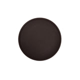 Winco TRH-14 14″ Easy Hold Round Brown Rubber Lined Plastic Tray - VRS Restaurant Equipment & Supply Store