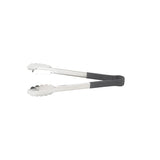 Winco UTPH-12K 12″ Black Heat Resistant Utility Tong - VRS Restaurant Equipment & Supply Store