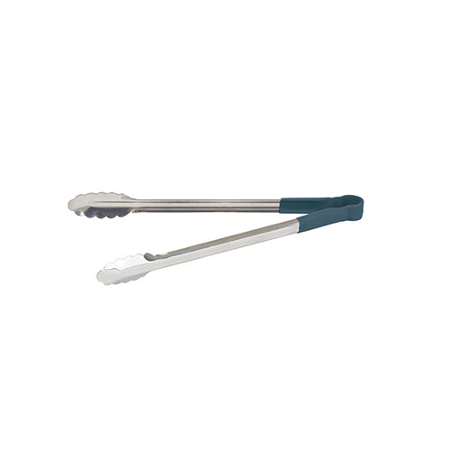 Winco UTPH-16B 16″ Blue Heat Resistant Utility Tong - VRS Restaurant Equipment & Supply Store