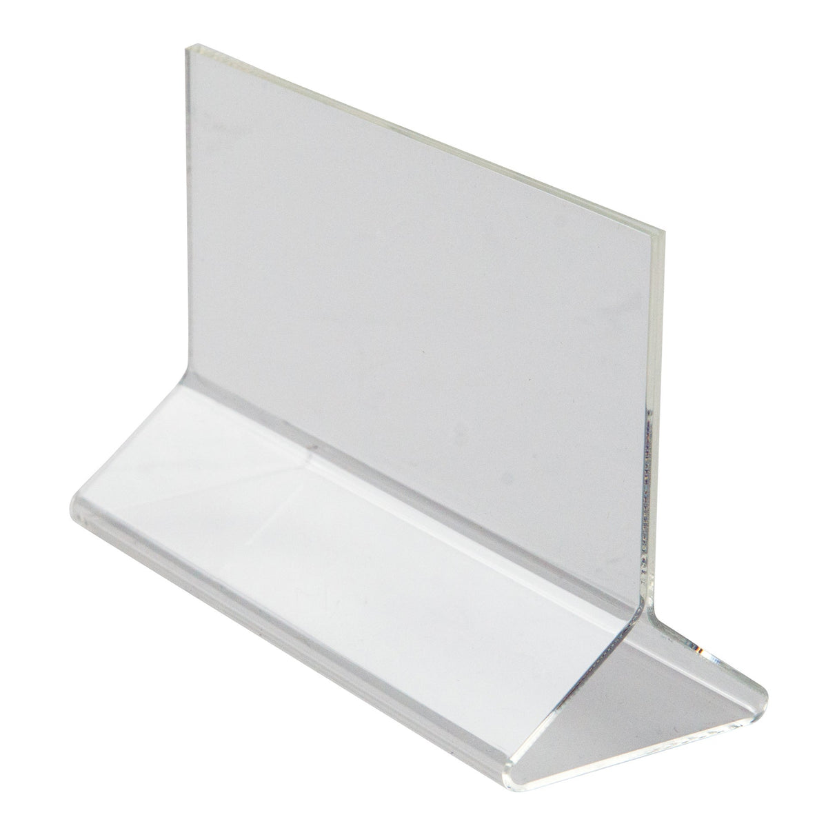 Winco ATCH-53 - Double-Sided Clear Acrylic Menu Stand - 5-1/2" x 3-1/2"