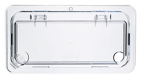 Winco SP7300H - Polycarbonate Food Pan Cover, Hinged - Third (1/3)