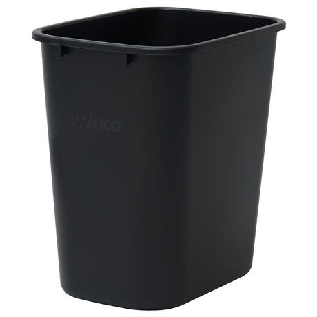 Winco PWR-28K - Waste Baskets - 28 Quart, Black