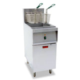 Omcan 40 lb. Electric Floor Fryer – 240 V, 3 Phase, 14 KW