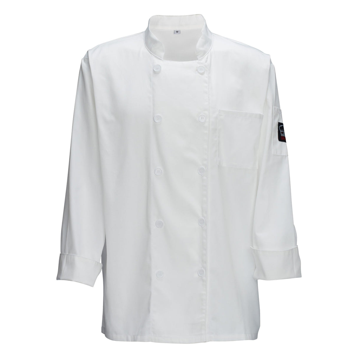 Winco UNF-5WM - Universal Fit Chef Jacket, White - Medium