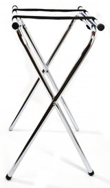 Omcan 39617 - 31" Chrome-Plated Double Bar Folding Tray Stand
