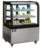 Omcan 48″ Curved Edge Refrigerated Floor Display Case with 13 cu.ft/370 L Capacity