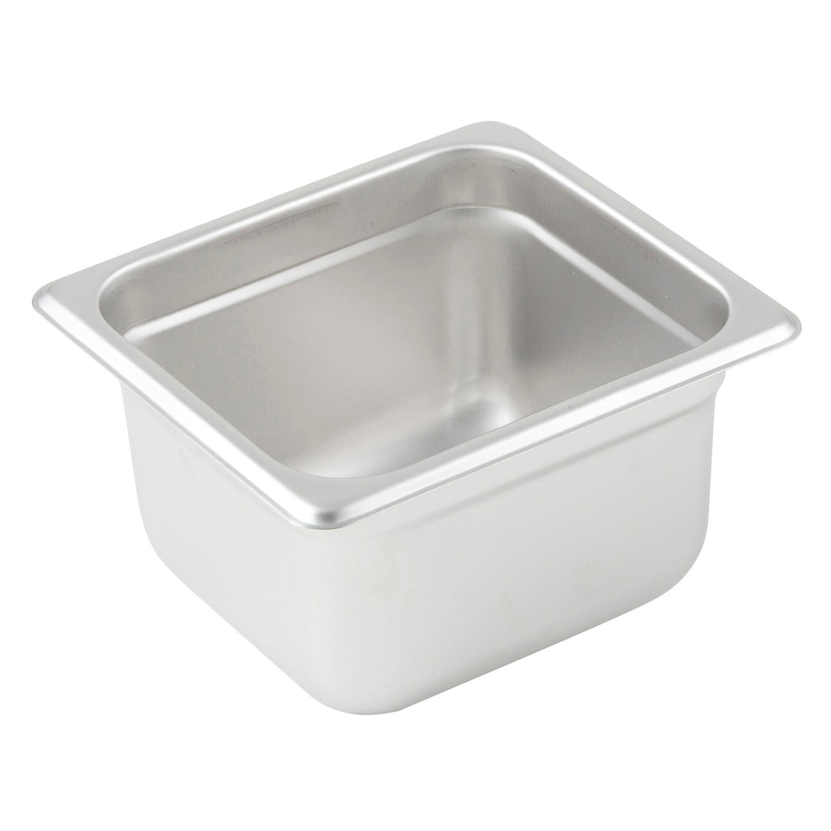 Winco SPJM-604 - Anti-Jam Steam Pan, 24 Gauge Stainless Steel - 1/6, 4"