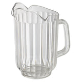 Winco WPCT-60C - 60 oz Triple-Spout Polycarbonate Pitcher, Clear