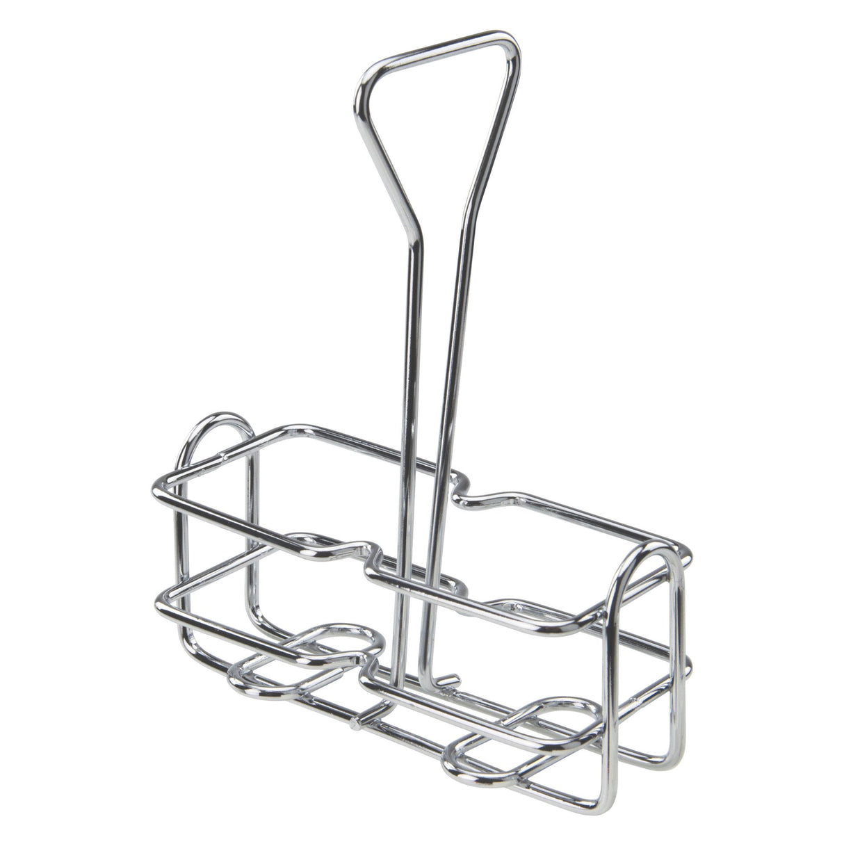 Winco WH-3 - Chrome-Plated Cruet Rack for 6 oz Oil/Vinegar Bottles