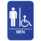 Winco SGN-652B - Information Sign, 6"W x 9"H - Men