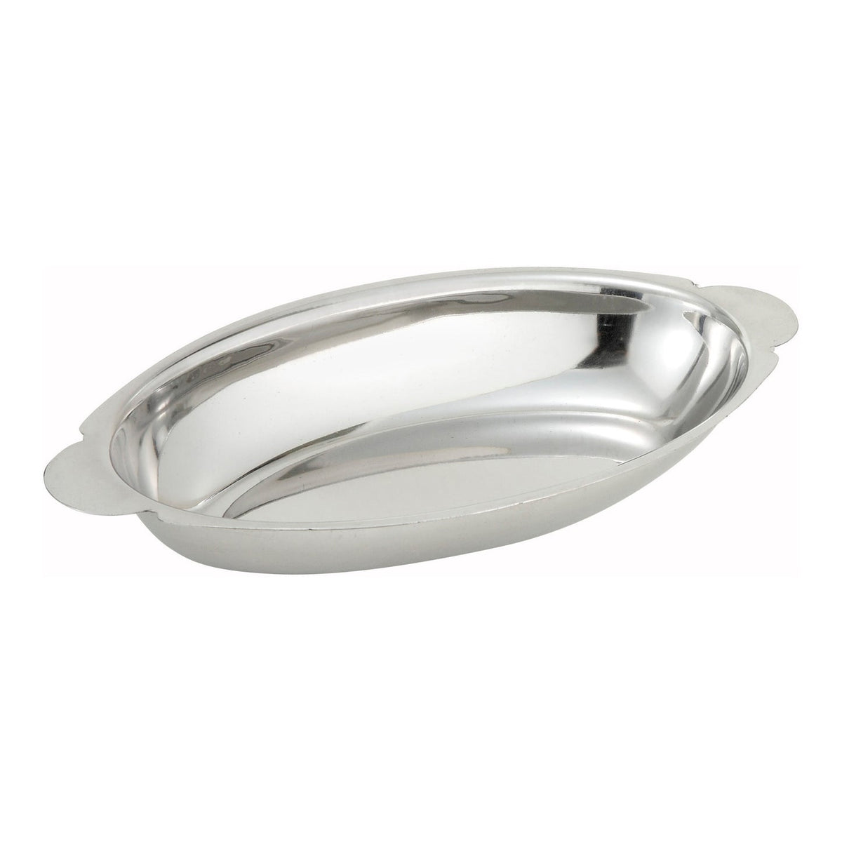 Winco ADO-12 - Au Gratin Dishes, Stainless Steel - 12 oz