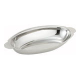 Winco ADO-12 - Au Gratin Dishes, Stainless Steel - 12 oz