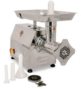 Omcan #22 Stainless Steel Meat Grinder with 1.5 HP Motor