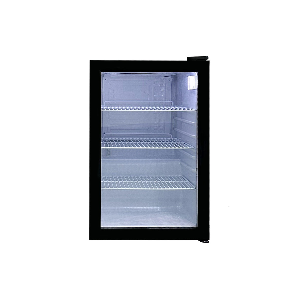 Omcan 19″ Black Countertop Display Refrigerator – 2.4 cu. ft. (68 L)