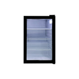 Omcan 19″ Black Countertop Display Refrigerator – 2.4 cu. ft. (68 L)