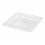 Omcan Polycarbonate Clear Solid Cover for 1/6 size Food Pans