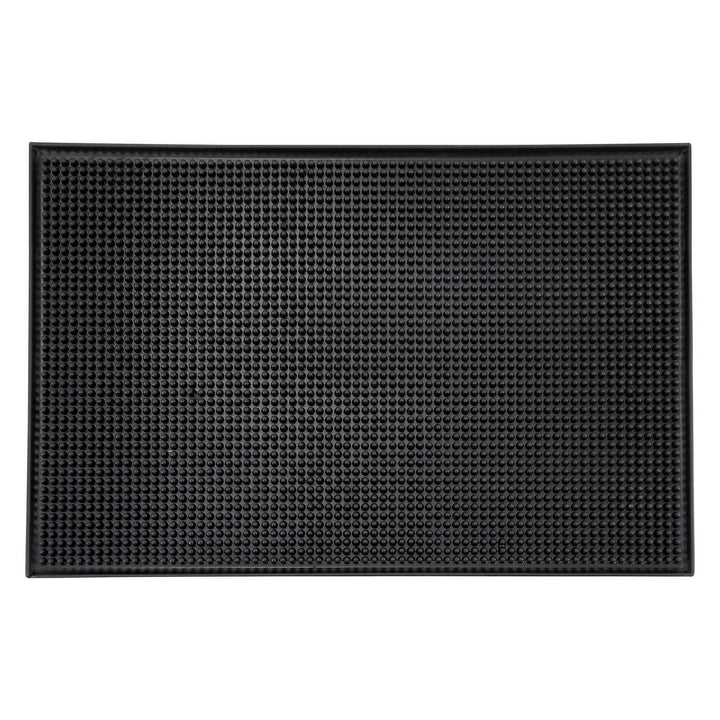 Winco BM-1812K - Bar Service Mat, 18" x 12" - Black