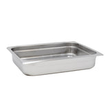 Omcan 80262 - GN 1/2 Half-Size Anti-Jam Stainless Steel Steam Table Pan - 2.5″ Deep