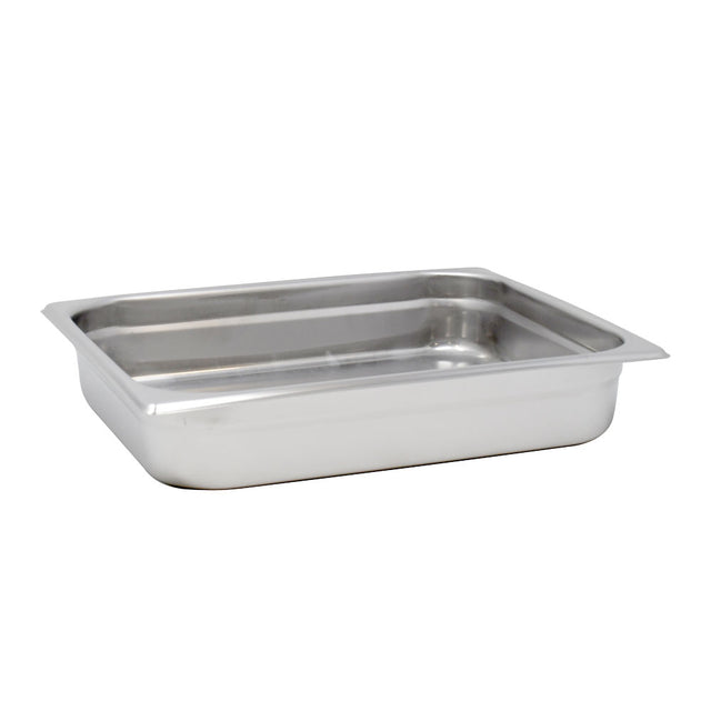 Omcan 80262 - GN 1/2 Half-Size Anti-Jam Stainless Steel Steam Table Pan - 2.5″ Deep