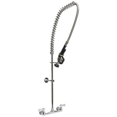 BK Resources BKF-VSMPR-WB-G 8" O.C. Workforce Splash Mount Pre-Rinse Faucet No Add-on Faucet