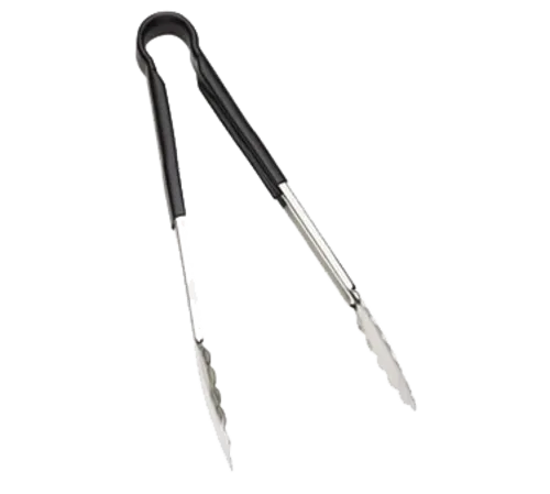 Browne 5513BK Black Colour-Coded Tongs, 16 in, Stainless Steel - product image
