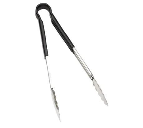 Browne 5513BK Black Colour-Coded Tongs, 16 in, Stainless Steel - product image