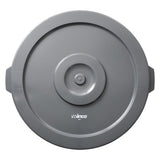 Winco PTCL-44 - Covers for PTC-Series Can - Gray, 44 Gallon