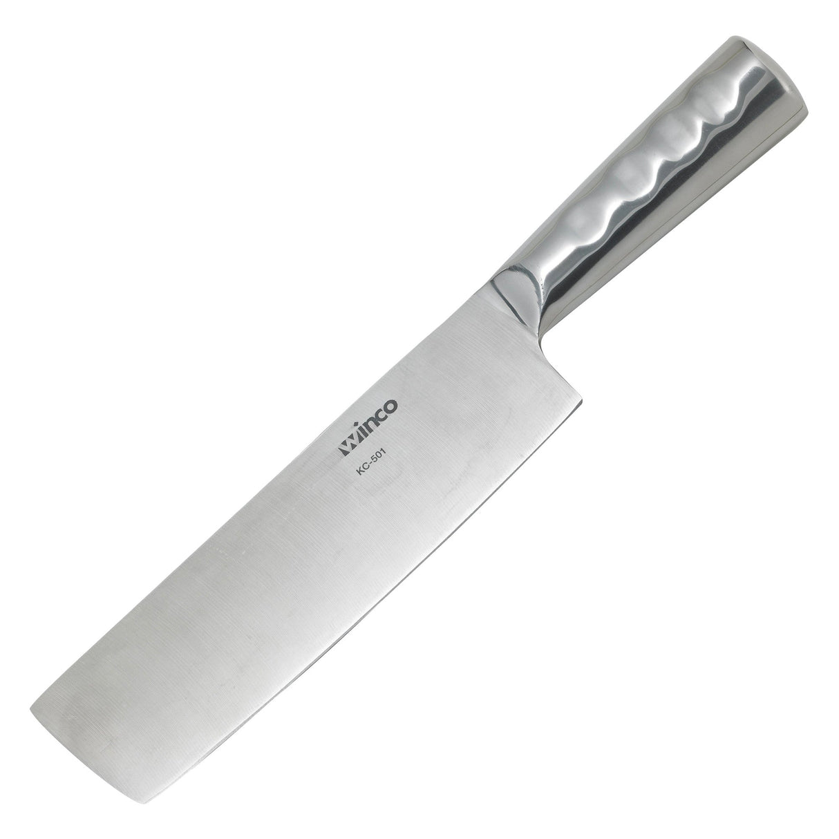 Winco KC-501 - Chinese Cleaver with Stainless Steel Handle, 8" x 2-1/4" Blade