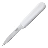 Winco K-40P - Paring Knife, White Polypropylene Handle