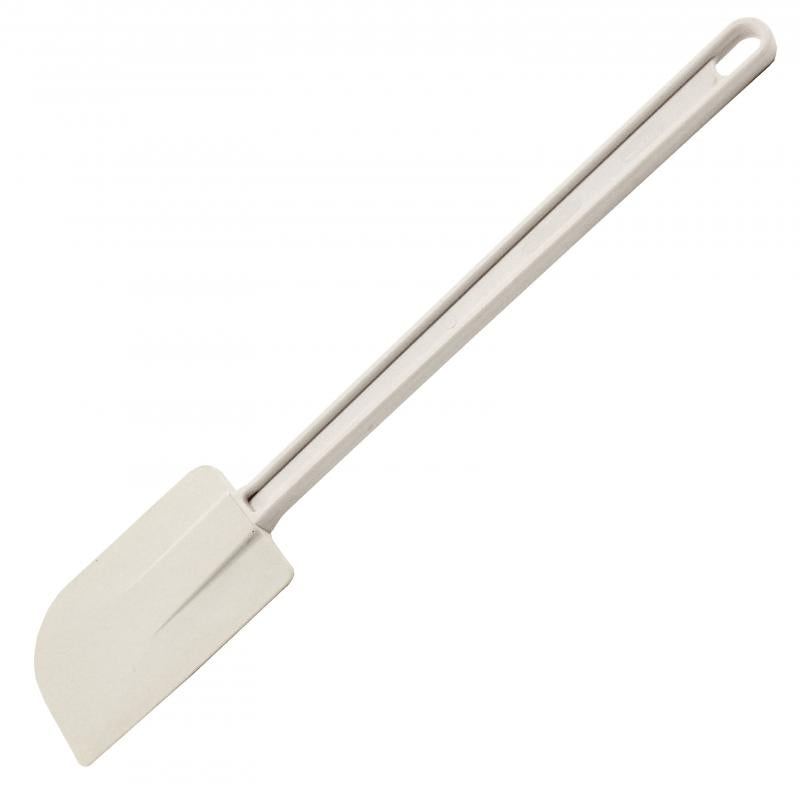 Omcan 16-inch White Rubber Scraper with Plastic Handle