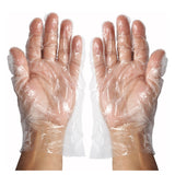 Winco GLP-L - Disposable Gloves, PE Textured, LRG, 500pcs/box