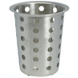 Winco FC-SS - Perforated Stainless Steel Flatware Cylinder for FC-4H & FC-6H