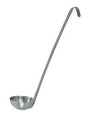 Omcan 80409 - 4 oz / 120 ml Two-Piece Stainless Steel Ladle with 14" Handle