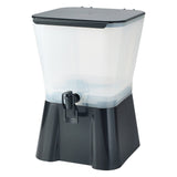 Winco PBD-3SK - 3 Gallon Square Beverage Dispenser, Plastic