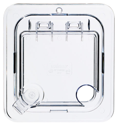 Winco SP7600H - Polycarbonate Food Pan Cover, Hinged - Sixth (1/6)