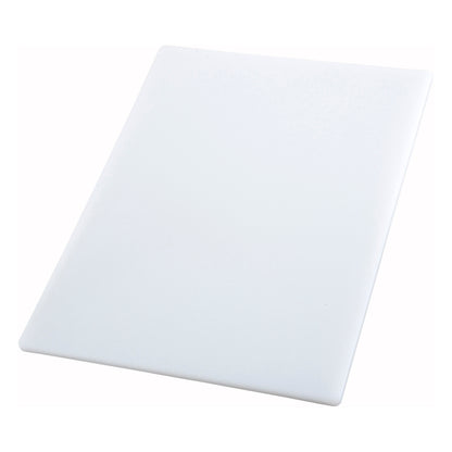 Winco CBWT-1520 - White Rectangular Cutting Board - 15" x 20" x 1/2"