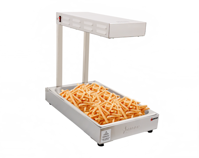 Omcan 23574 - 13″ Countertop Fry Dump Station with Overhead Heat Strip - 850W, 110V