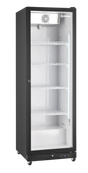 Omcan 48382 - 26" One Glass Door Display Refrigerator with LED Light, 16 cu.ft. (450 L), Black