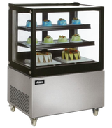 Omcan 48" Square Edge Refrigerated Floor Display Case with 13 cu.ft./370 L Capacity