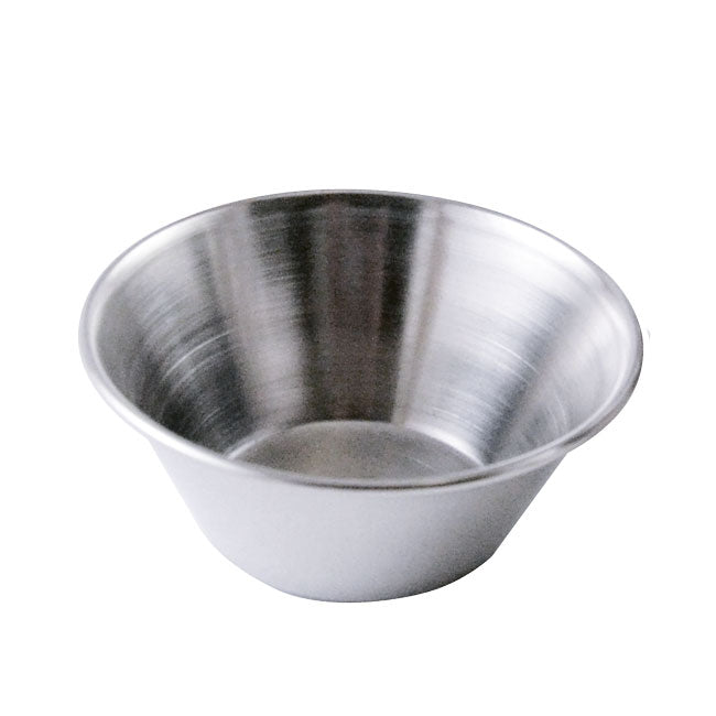 Omcan 1 1/2 oz Stainless Steel Sauce Cup – Pack of 12